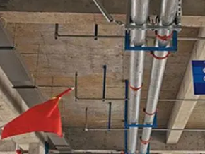 阿拉善左管廊支架的安装方法